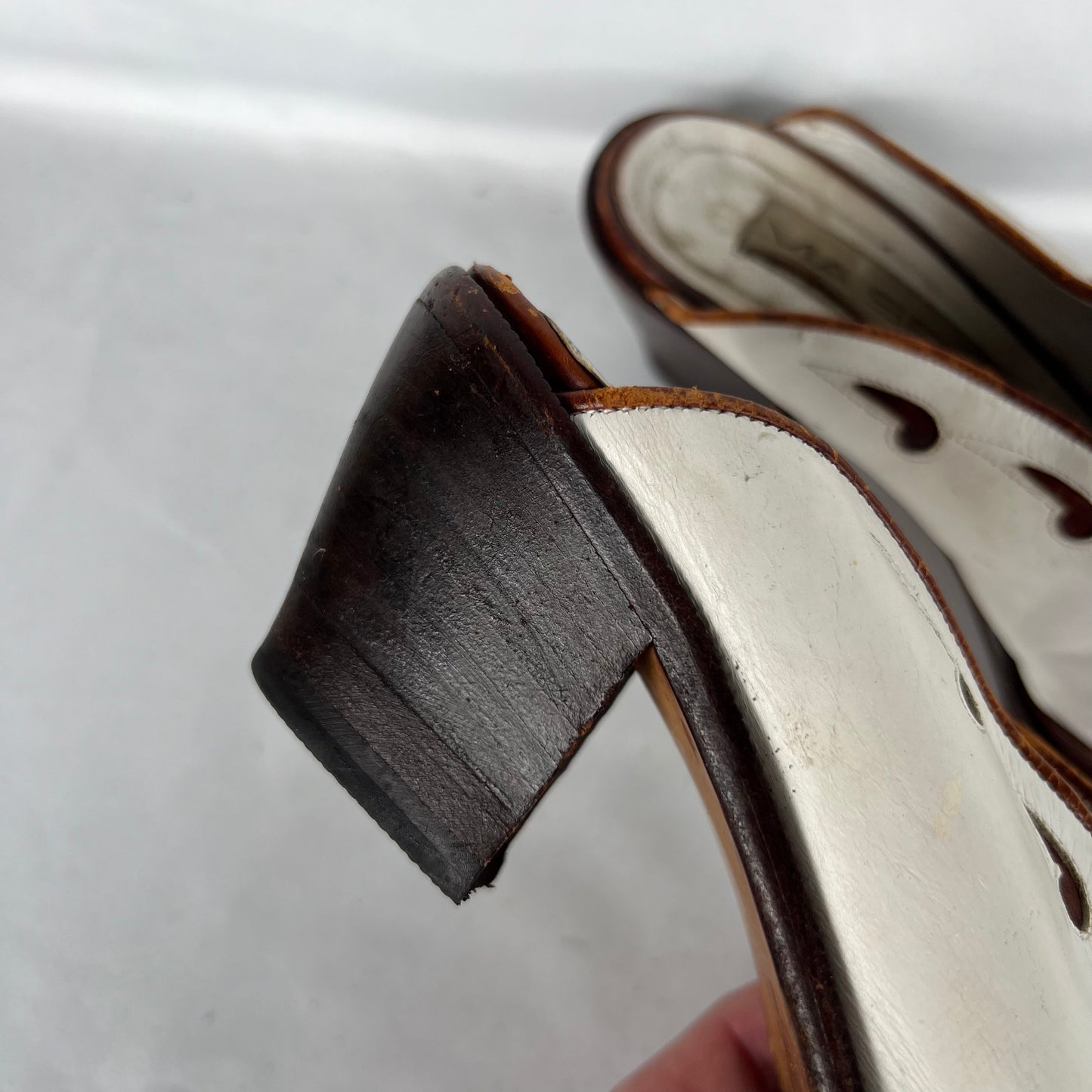 90s Made in Italy Western Pumps- M's 5.5, W's 7