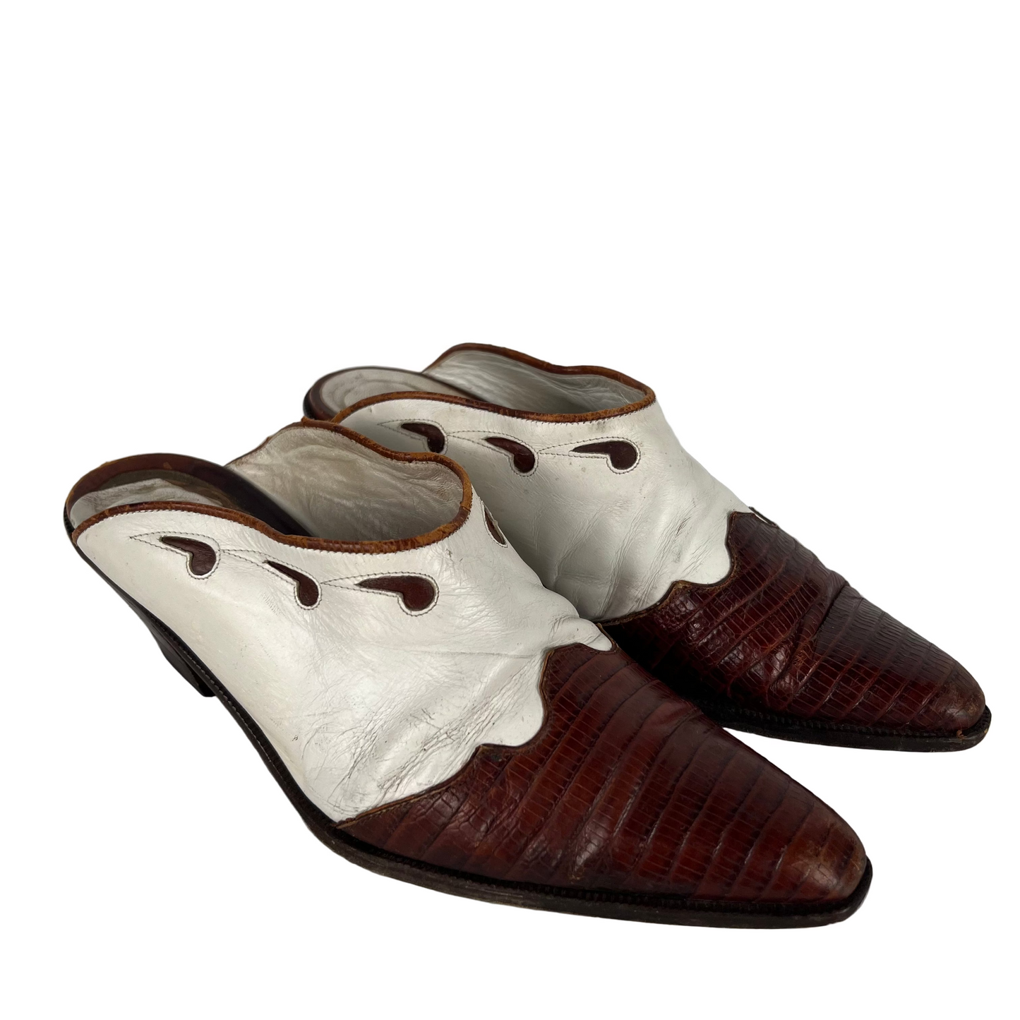 90s Made in Italy Western Pumps- M's 5.5, W's 7