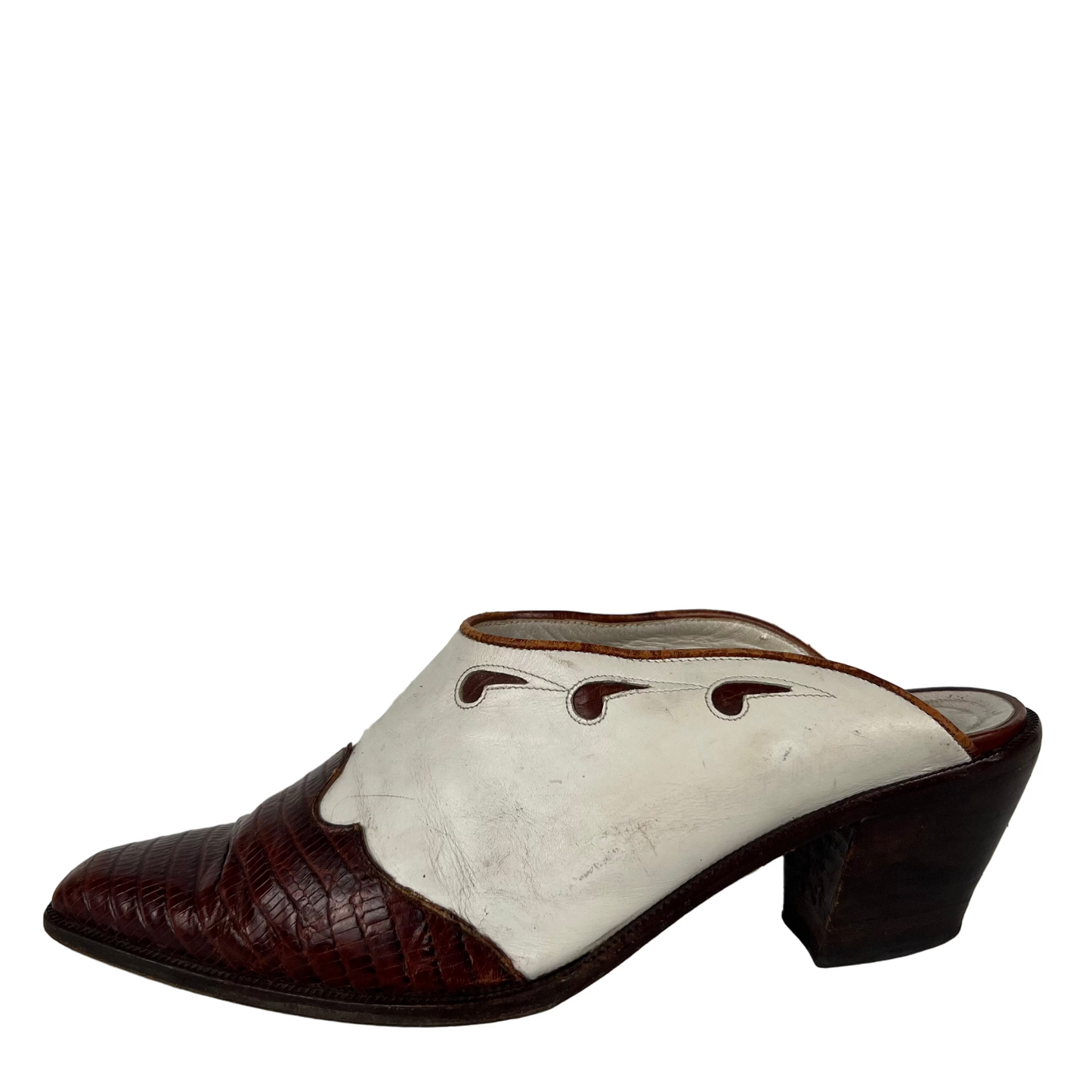 90s Made in Italy Western Pumps- M's 5.5, W's 7