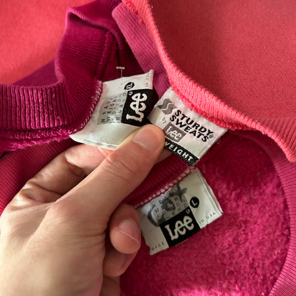 90s Boxy AF Pink Lee Sweatshirts- SELECT SWEAT