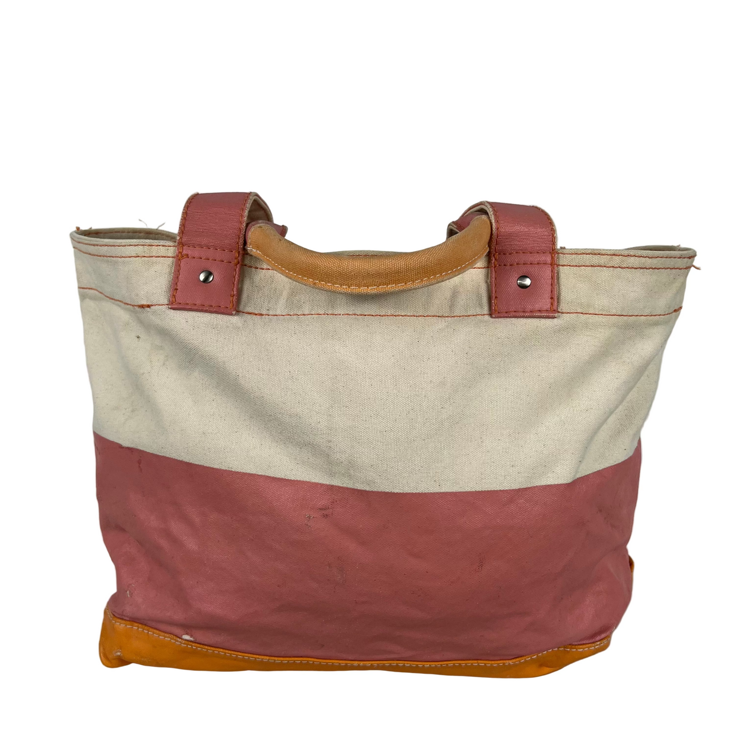 2008 Old Navy Cotton Canvas Riveted Tote Bag