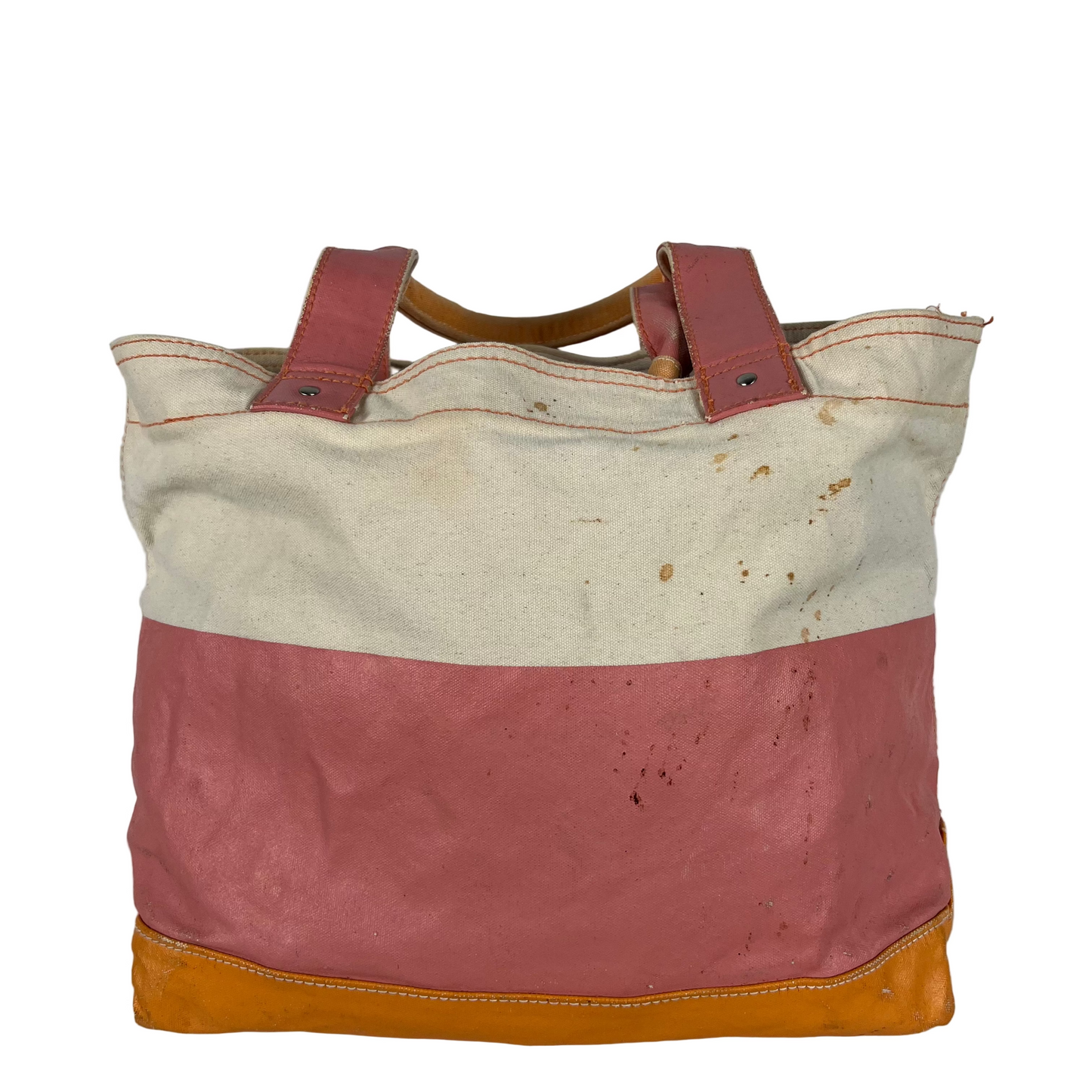 2008 Old Navy Cotton Canvas Riveted Tote Bag