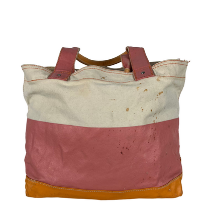 2008 Old Navy Cotton Canvas Riveted Tote Bag