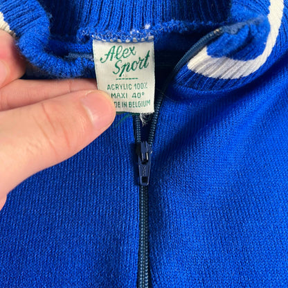 80s Knit Ford Belgian Cycling Jersey- M