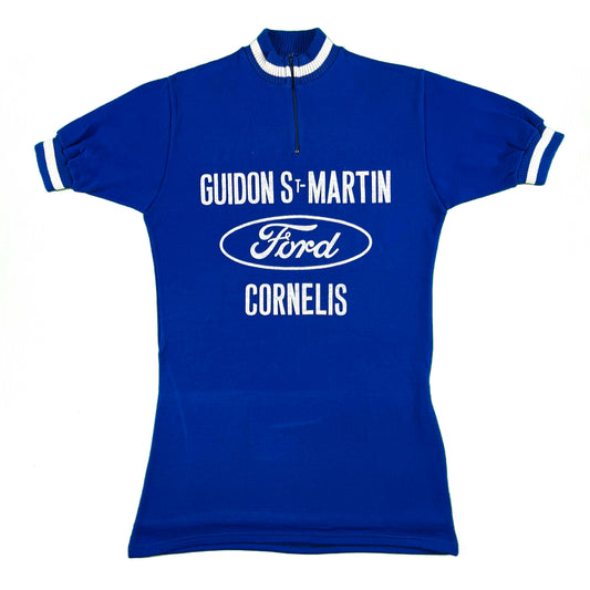 80s Knit Ford Belgian Cycling Jersey- M