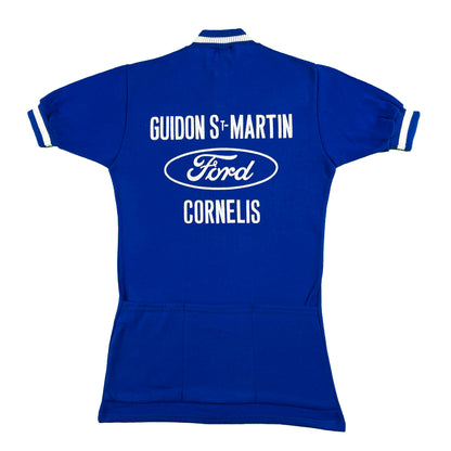 80s Knit Ford Belgian Cycling Jersey- M