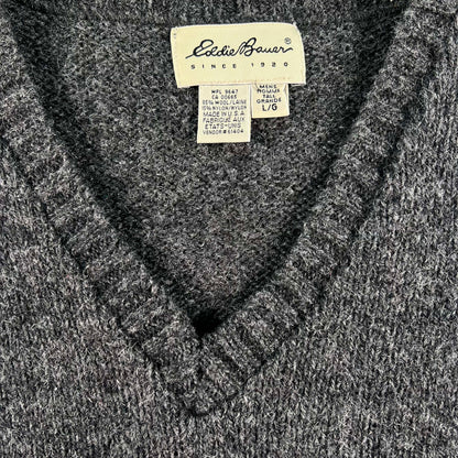 90s Eddie Bauer Patterened Wool Sweater- XL