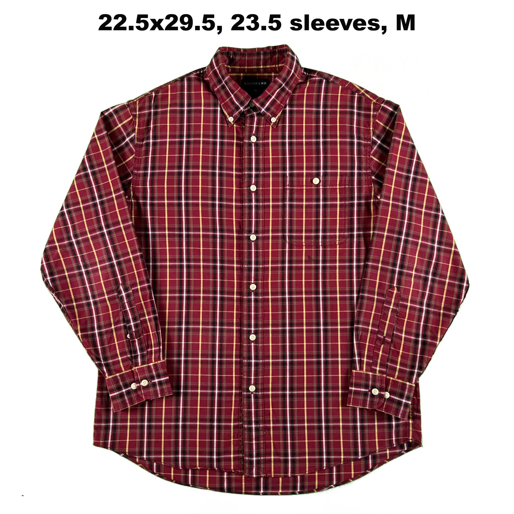 Vintage Lands' End 100% Cotton Button Up Shirts- SELECT SHIRT Plum Garments Vintage Lands' End 100% Cotton Button Up Shirts- SELECT SHIRT Plum Garments