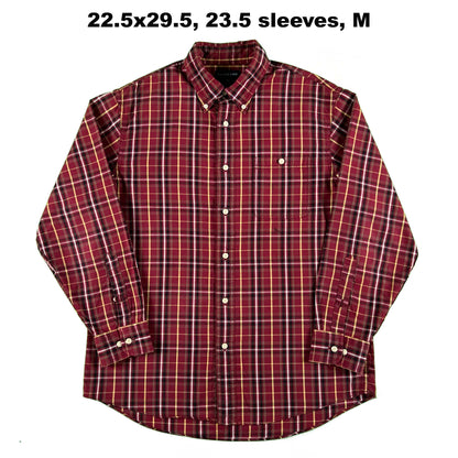 Vintage Lands' End 100% Cotton Button Up Shirts- SELECT SHIRT