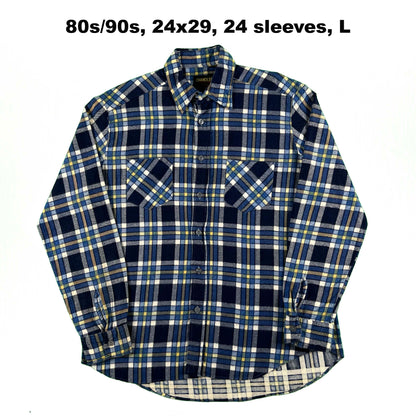 Vintage 100% Cotton Printed Flannel Shirts- SELECT SHIRT