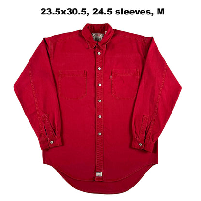 90s/Y2K Levi's 100% Cotton Over Shirts- SELECT SHIRT