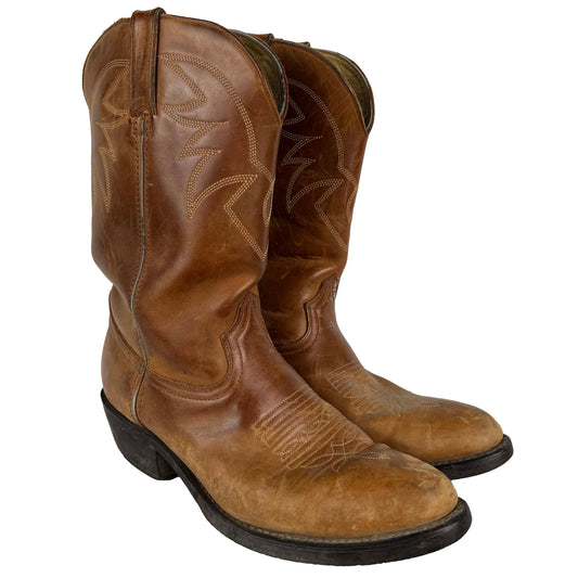 90s Dark Tan Durango Cowboy Boots- 9.5 M's, 11 W's