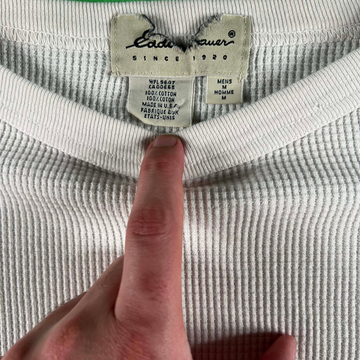Vintage Eddie Bauer Waffle Knit Thermals- SELECT SHIRT