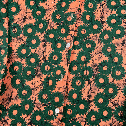 70s 'devon' Funky Abstract Print Shirt- S