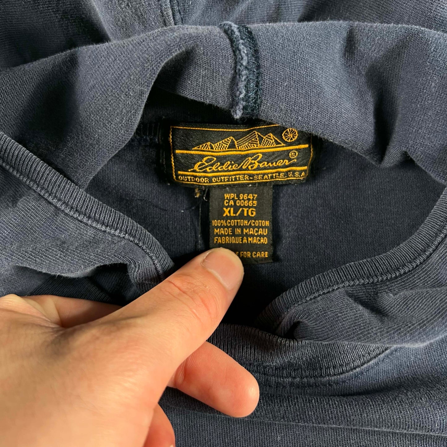 90s/00s Eddie Bauer Hoodie T-Shirt- XL