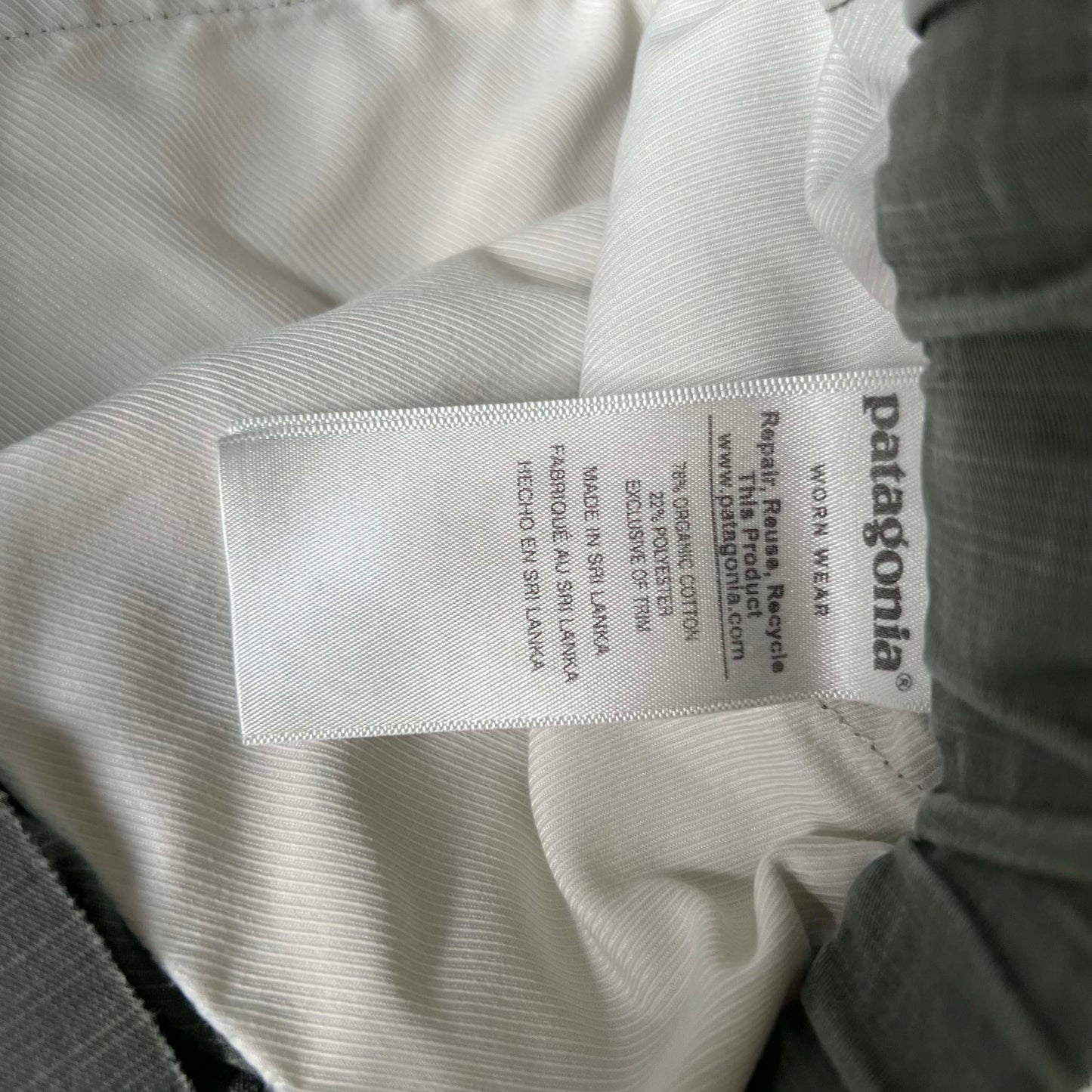 Patagonia Faded Army Green Shorts- M