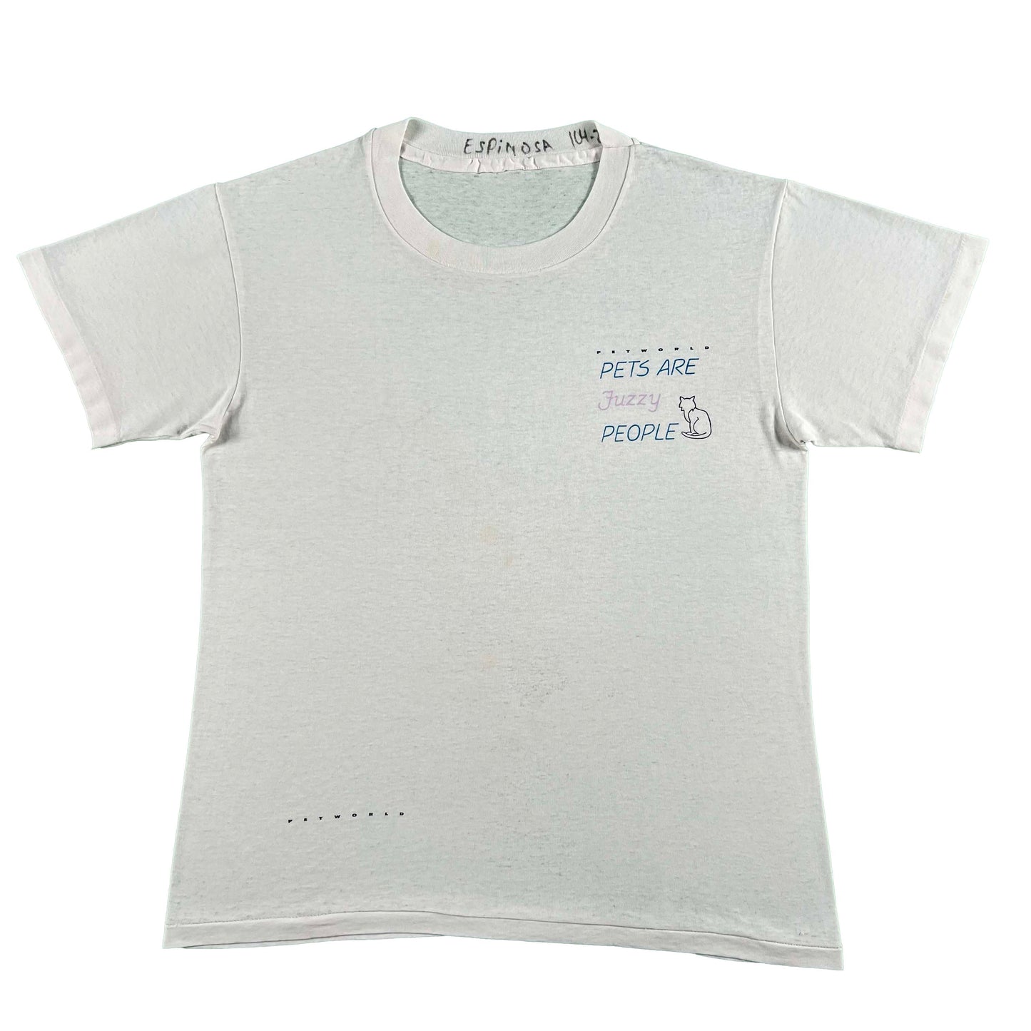 80s Pets Are Fuzzy People Tee- M