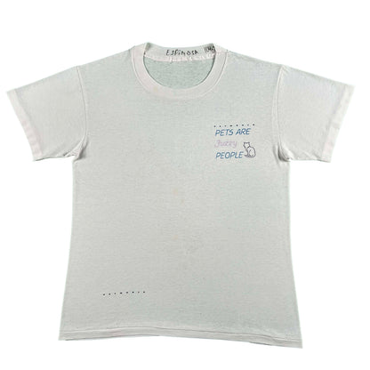 80s Pets Are Fuzzy People Tee- M