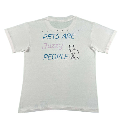 80s Pets Are Fuzzy People Tee- M
