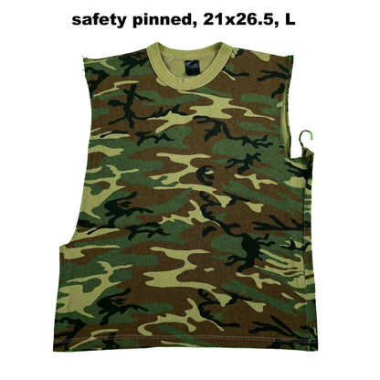 Vintage Blank Camo Tees- SELECT SHIRT