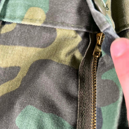 70s Camo Fatigue Cargo Pants- 30x32.5