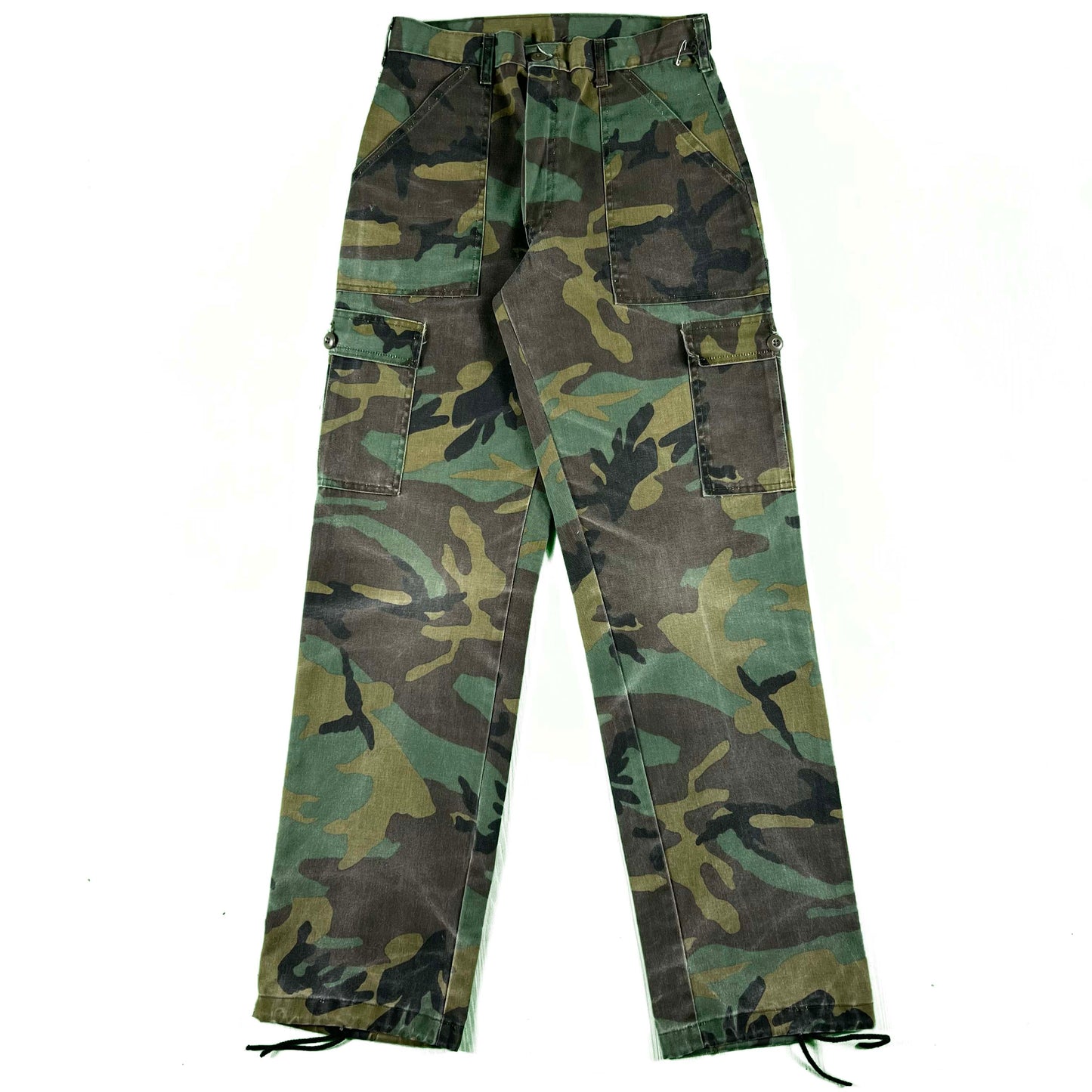 70s Camo Fatigue Cargo Pants- 30x32.5