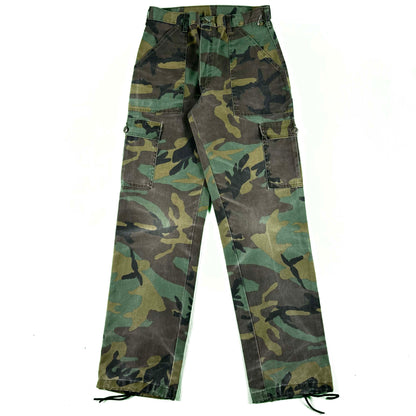 70s Camo Fatigue Cargo Pants- 30x32.5