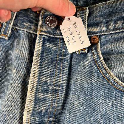 00s Faded & Worn Levi's 501 Denim- 30x28.5