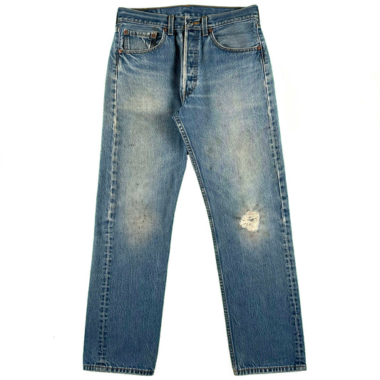 00s Faded & Worn Levi's 501 Denim- 30x28.5