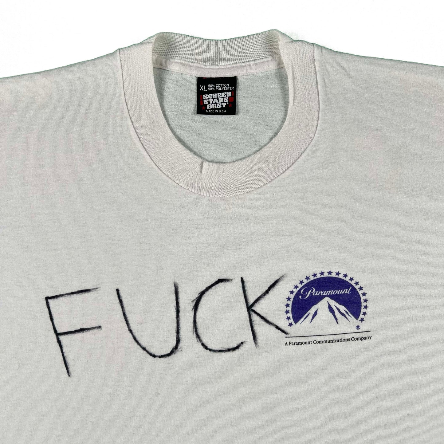 90s 'Fuck' Paramount Tee- L
