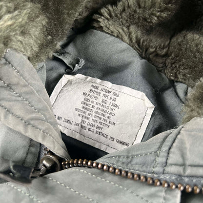 70s U.S. Air Force N-3B Hooded Parka- XS