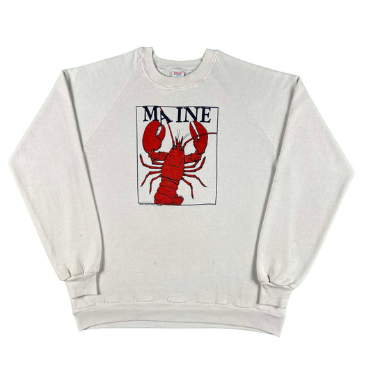 80s Maine Lobster Sweatshirt- L