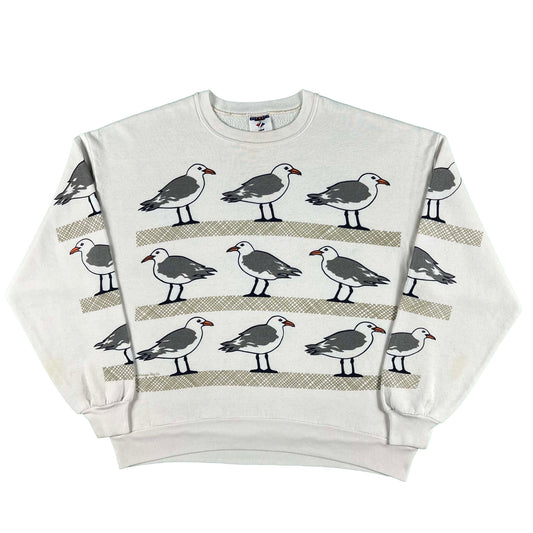 90s Seagulls Sweatshirt- XL