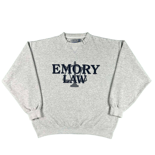 90s Emory Law Sweatshirt- XL
