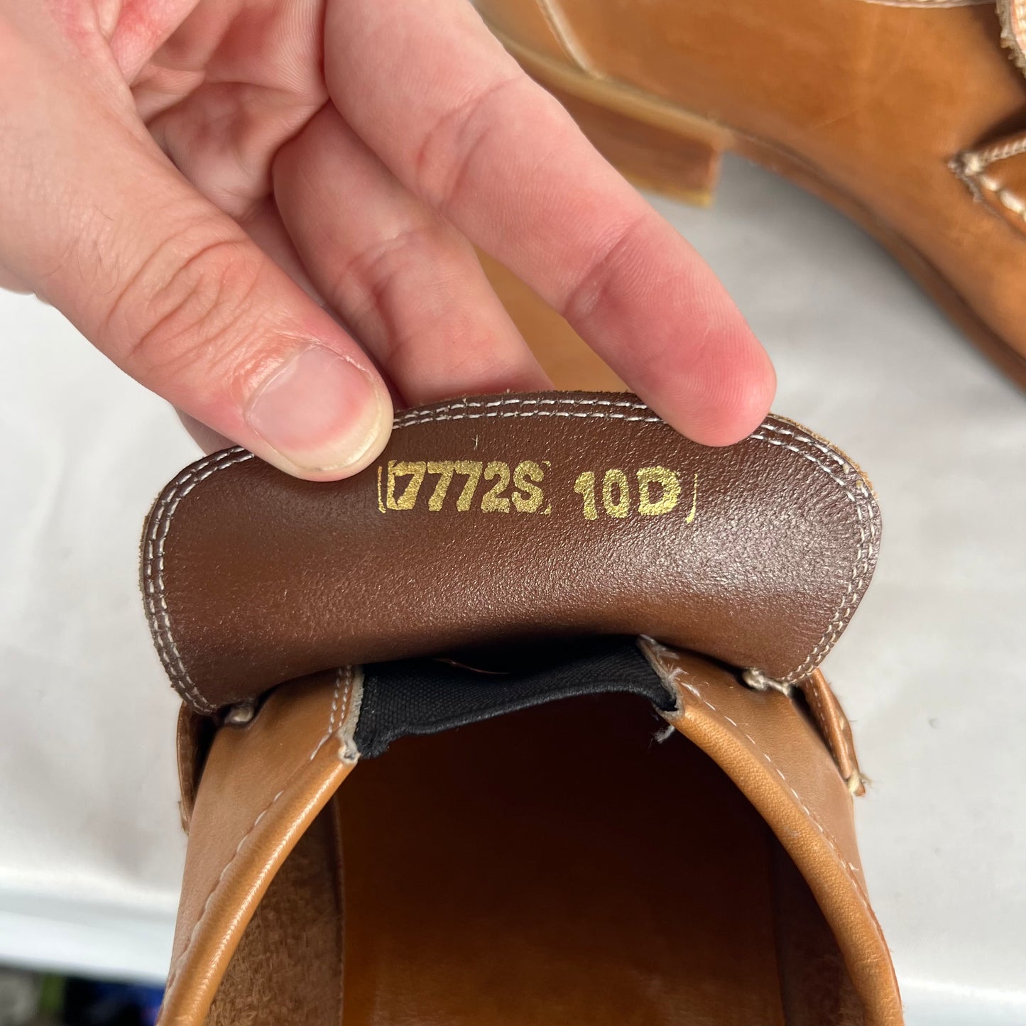 80s Caramel Tan Moccasin Loafers- M's 10, W's 11.5