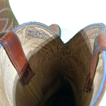 90s Dark Tan Durango Cowboy Boots- 9.5 M's, 11 W's