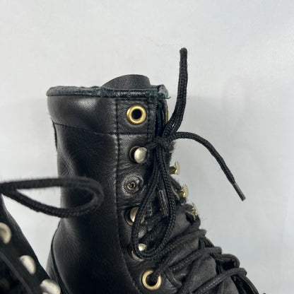 80s 'The Gorilla Shoe' Black Logger Boots- M's 10, W's 11.5
