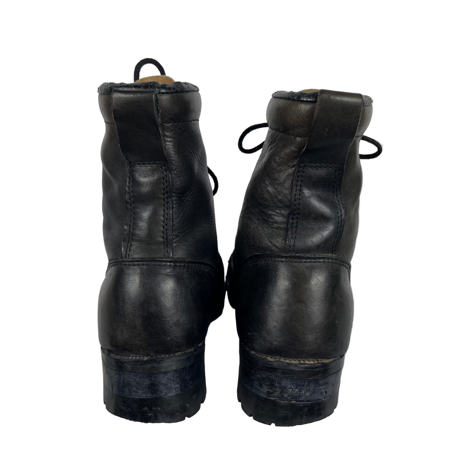80s 'The Gorilla Shoe' Black Logger Boots- M's 10, W's 11.5