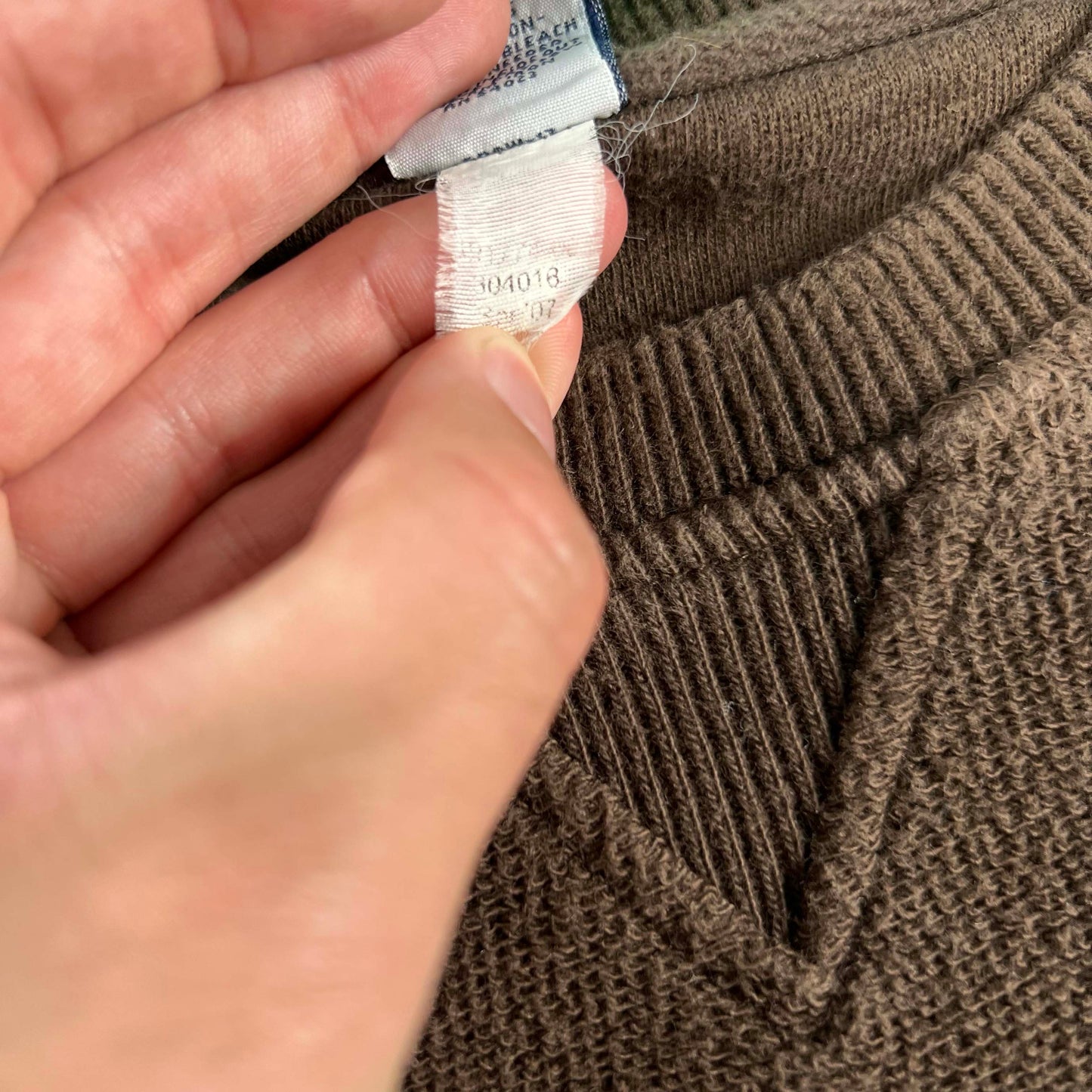 00s Gap Brown Terry Cloth Cozy Top- L
