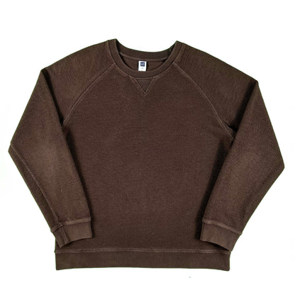 00s Gap Brown Terry Cloth Cozy Top- L