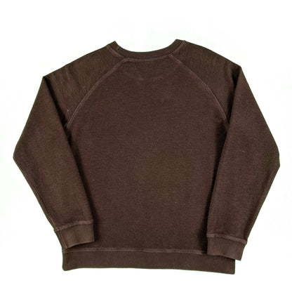 00s Gap Brown Terry Cloth Cozy Top- L