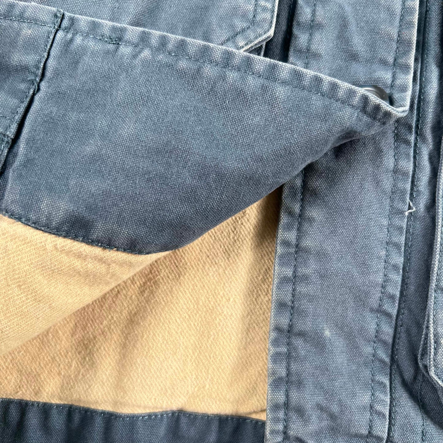 00s Cabela's Dark Baby Blue Hunting Jacket- S