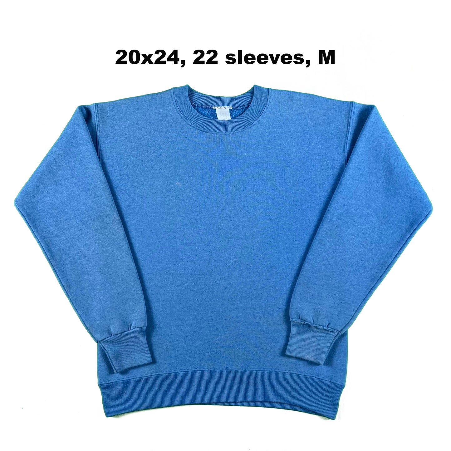 Vintage Blank Blue Sweatshirts- SELECT SWEAT