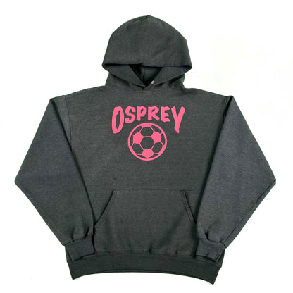 00s Super Sun Faded Black Osprey Soccer Hoodie- S