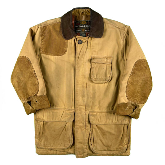 00s Gap Cord & Leather Detailed Hunting Jacket- S