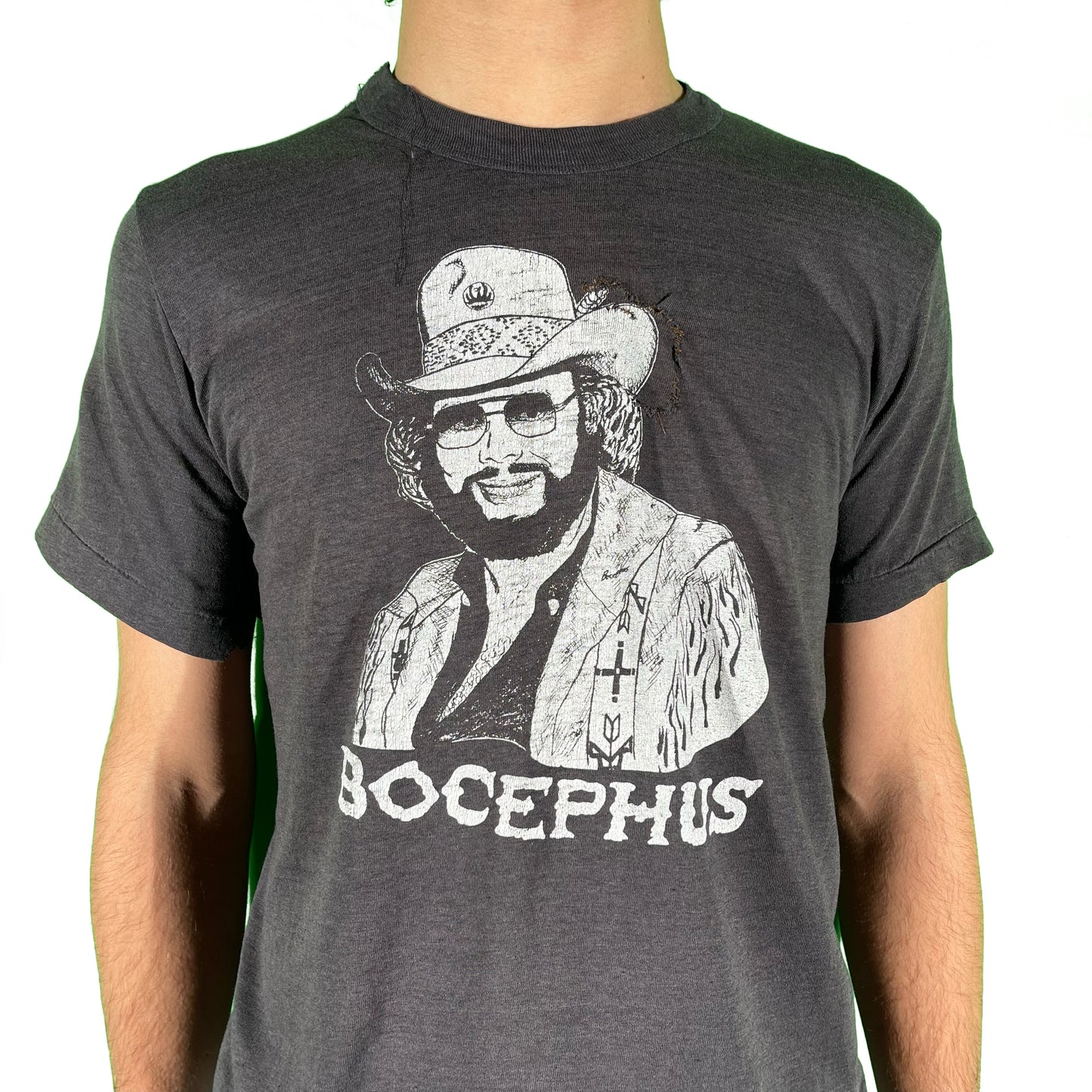 80s Hank Williams Jr 'Bocephus' Tee- S