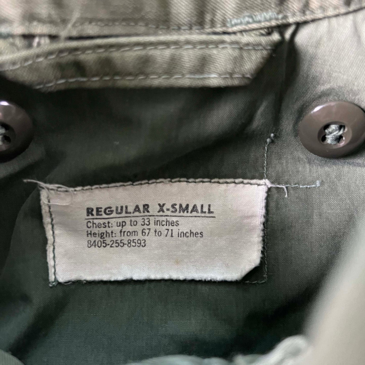 60s U.S. Army M65 Field Jacket- XS
