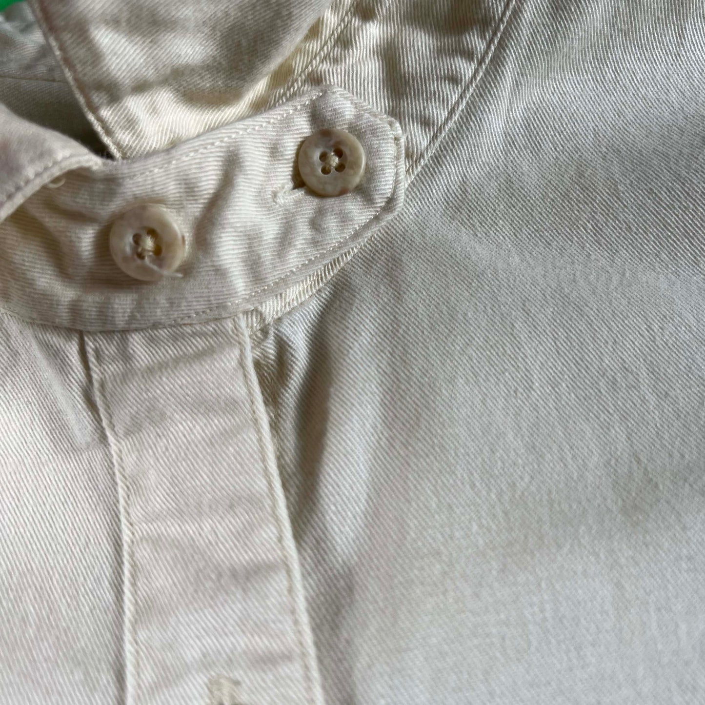 80s Banana Republic Long Pocket Chinstrap Shirt- M