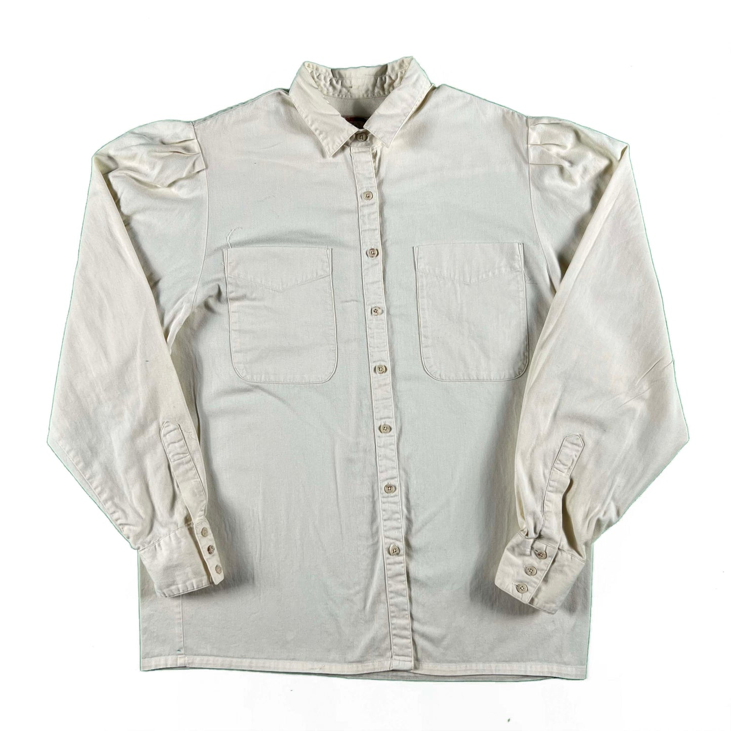 80s Banana Republic Long Pocket Chinstrap Shirt- M