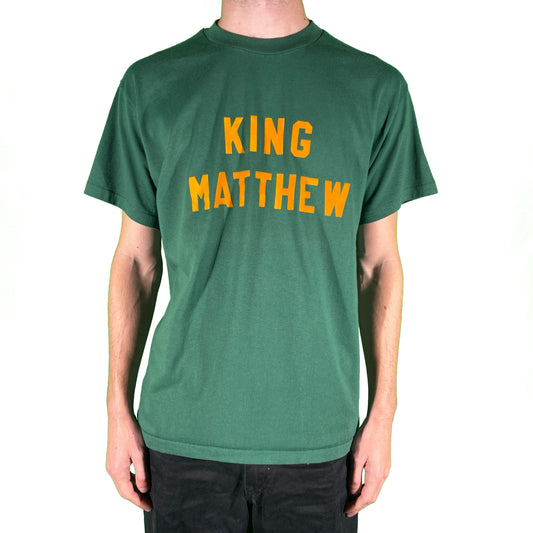90s 'King Matthew' Script Tee- M